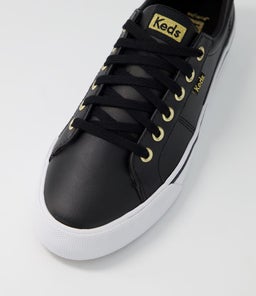 JUMP KICK DUO LEATHER KE BLACK LEATHER