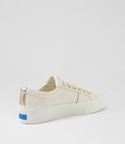 JUMP KICK DUO LEATHER KE CREAM GOLD CANVAS