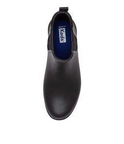 ROWAN RAIN BOOT KE BLACK RUBBER
