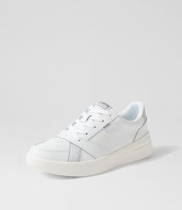 THE COURT LEATHER KE WHITE WHITE LEATHER