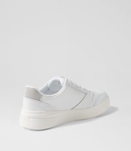 THE COURT LEATHER KE WHITE WHITE LEATHER