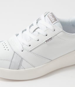 THE COURT LEATHER KE WHITE WHITE LEATHER