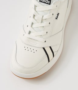 THE COURT LEATHER KE LEOPARD SNOW WHITE LEATHER