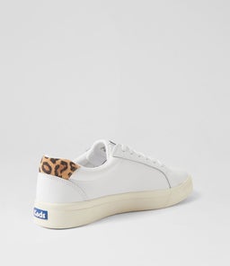 PURSUIT KE WHITE LEOPARD LEATHER