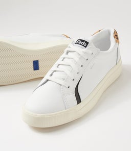 PURSUIT KE WHITE LEOPARD LEATHER