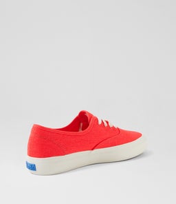 CHAMPION LACEUP KE RED CANVAS