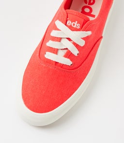 CHAMPION LACEUP KE RED CANVAS