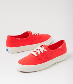 CHAMPION LACEUP KE RED CANVAS