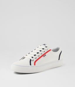 JUMP KICK CANV KE WHITE RED CANVAS