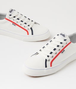 JUMP KICK CANV KE WHITE RED CANVAS