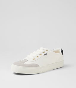 JUMP KICK T TOE KE CREAM BLACK LEATHER