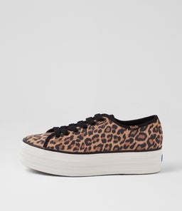TRIPLE UP SUEDE KE LEO TAN BLACK SUEDE