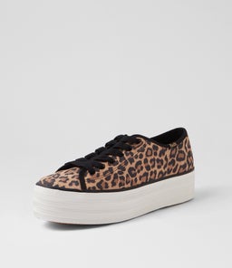 TRIPLE UP SUEDE KE LEO TAN BLACK SUEDE