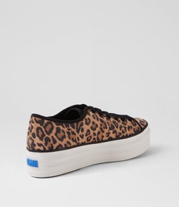 TRIPLE UP SUEDE KE LEO TAN BLACK SUEDE