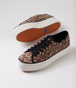 TRIPLE UP SUEDE KE LEO TAN BLACK SUEDE