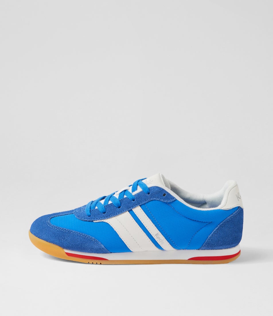 Revival Keds Blue Suede Nylon Sneakers