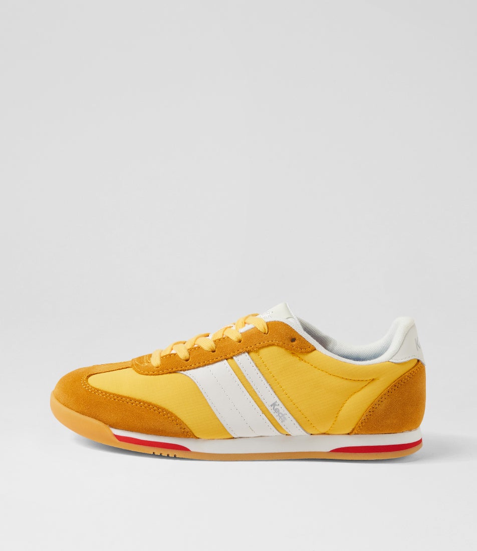 Revival Yellow Suede Nylon Sneakers