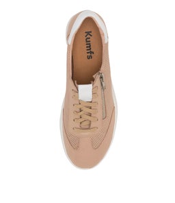 ALOTS KM DK NUDE WHITE WHITE SOLE LEATHER