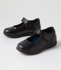 CHAYLA JNR E LB BLACK LEATHER