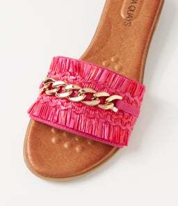 FLIRTY LQ HOT PINK RAFFIA