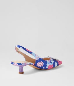 WOO LQ PURPLE FLORAL FABRIC