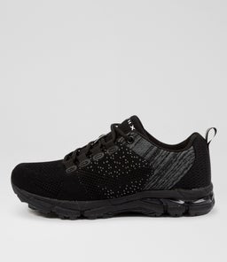 IGNITE JNR LACE LX BLACK BLACK SMOOTH
