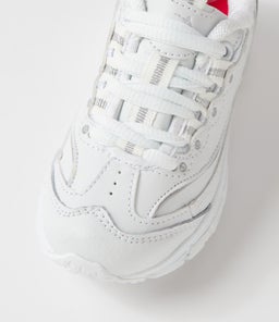 SCOOT JNR E LACE LX WHITE LEATHER