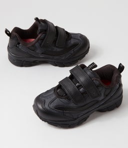 SCOOT JNR E VEL LX BLACK LEATHER
