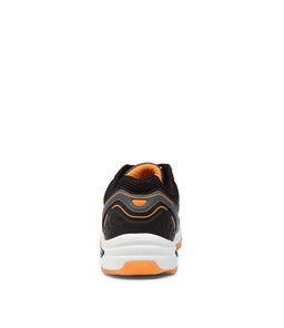 POWER JNR LACE LX GREY BLACK ORANGE LEATHER SMOOTH