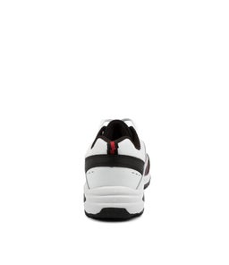 ECHO JNR LACE LX WHITE BLACK RED LEATHER SMOOTH