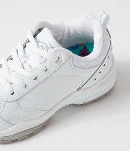 ERUPT JNR E LACE LX WHITE LEATHER