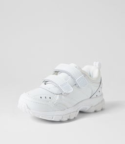 ERUPT JNR SLIM VEL LX WHITE LEATHER