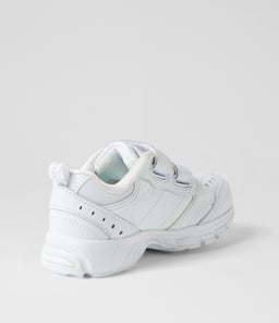 ERUPT JNR SLIM VEL LX WHITE LEATHER