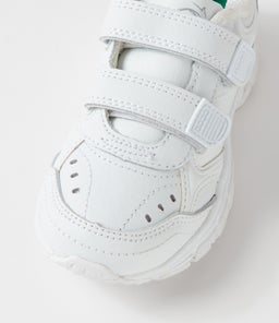 ERUPT JNR SLIM VEL LX WHITE LEATHER