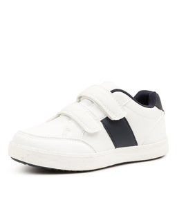 KELPIE PP LX WHITE NAVY SMOOTH