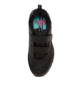 SCOOT JNR ADJ LOL LX BLACK LEATHER