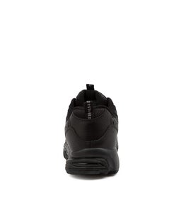 SCOOT JNR LACE LOL LX BLACK LEATHER