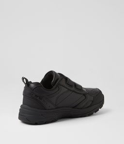 ELITE JNR E ADJ LX BLACK LEATHER