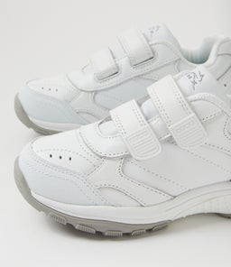 ELITE JNR E ADJ LX WHITE LEATHER