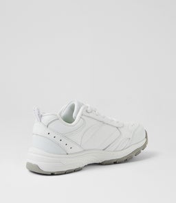 ELITE JNR E LACE LX WHITE LEATHER