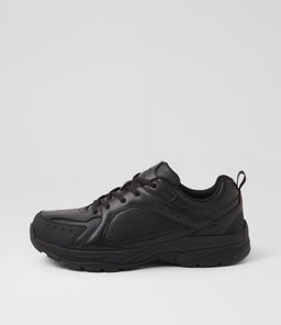 EMIT SNR SLIM LACE LX BLACK LEATHER