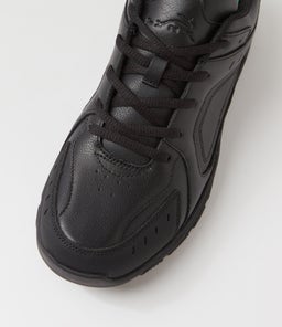 EMIT SNR SLIM LACE LX BLACK LEATHER