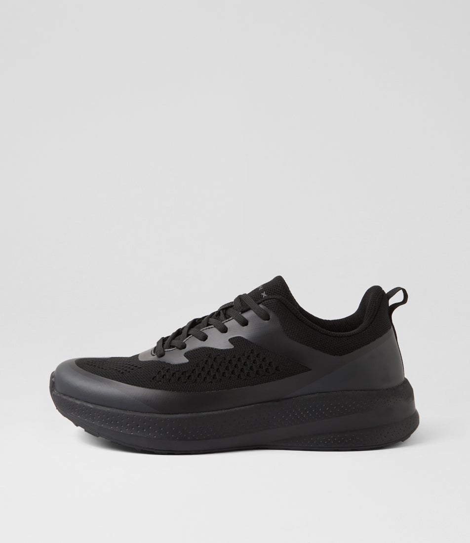 Burst Senior B Black Knit Sneakers Burst Senior B Black Knit Sneakers