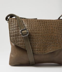MASQUE MD OLIVE LEATHER