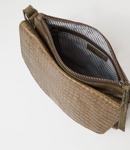 MASQUE MD OLIVE LEATHER