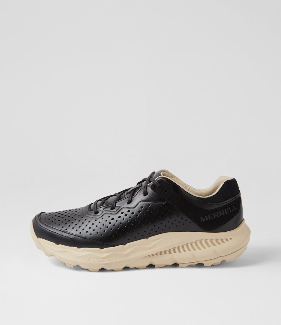 Nova 4 Traveller Lace Black Leather Sneakers Nova 4 Traveller Lace Black Leather Sneakers