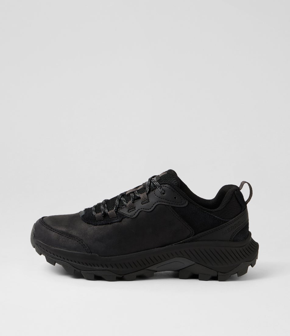 Speed Strike 2 W Black Leather Sneakers