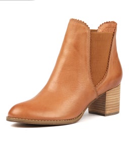 BELLE DK TAN LEATHER