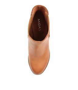 BELLE DK TAN LEATHER