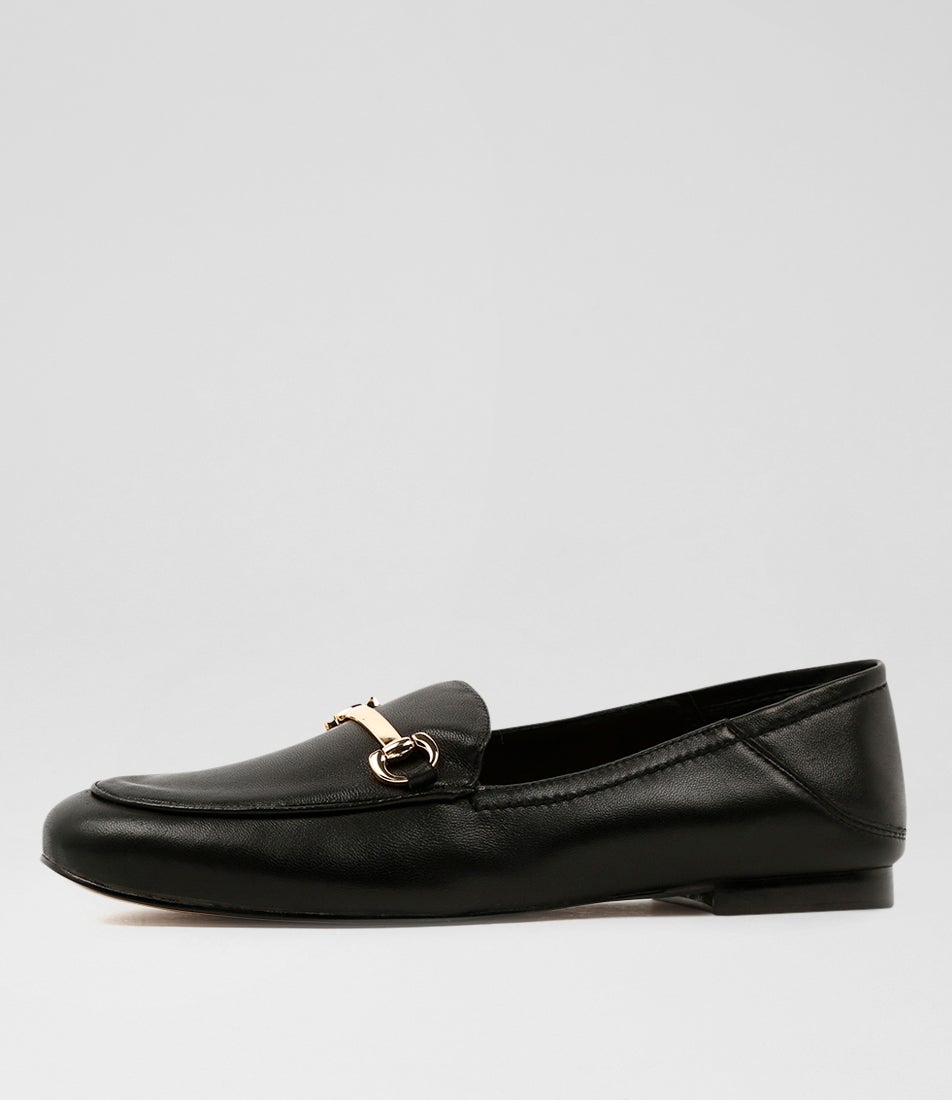 Ginnas Black Leather Loafers Ginnas Black Leather Loafers